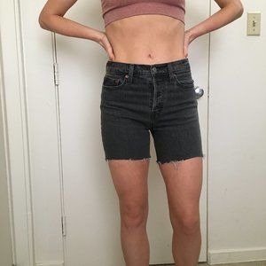 Levi's Wedgie fit cutoff shorts